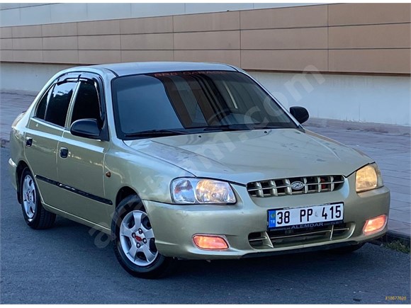 sahibinden hyundai accent 1 5 gls 2003 model kayseri 248 000 km 18677628 arabam com