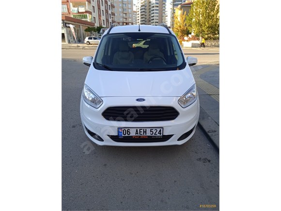 sahibinden ford tourneo courier 1 6 tdci titanium plus 2017 model ankara 54 000 km beyaz 18703359 arabam com