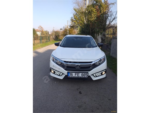 sahibinden honda civic 1 6 i vtec eco elegance 2018 model duzce 33 000 km beyaz 18708248 arabam com