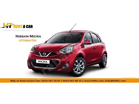HT RENT A CAR'DAN GÜNLÜK, HAFTALIK, AYLIK ARAÇLAR