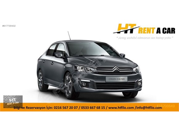 HT RENT A CAR'DAN GÜNLÜK, HAFTALIK, AYLIK ARAÇLAR