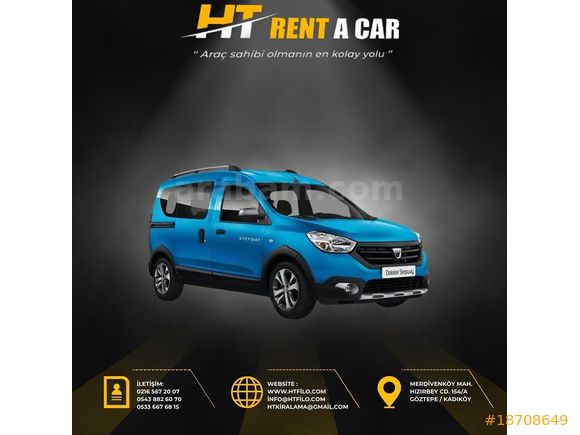 HT RENT A CAR'DAN GÜNLÜK, HAFTALIK, AYLIK ARAÇLAR