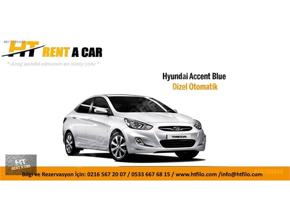 HT RENT A CAR'DAN GÜNLÜK, HAFTALIK, AYLIK ARAÇLAR