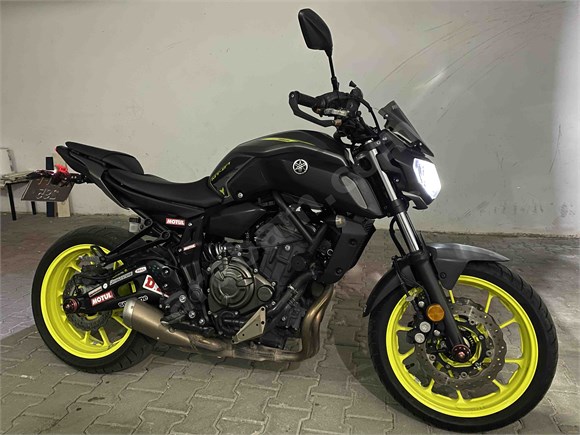 sahibinden yamaha mt 07 abs 2018 model ankara 22 000 km gri 18713563 arabam com