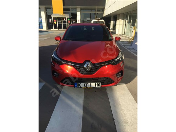 sahibinden renault clio 1 0 tce icon 2020 model ankara 16 000 km kirmizi 18746937 arabam com