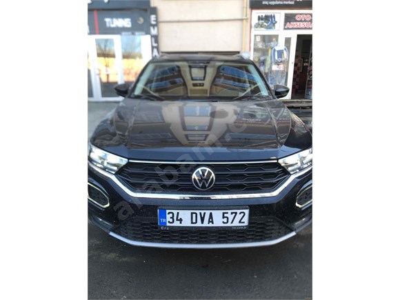 sahibinden volkswagen t roc 1 5 tsi highline 2021 model kars 22 500 km siyah 18751485 arabam com