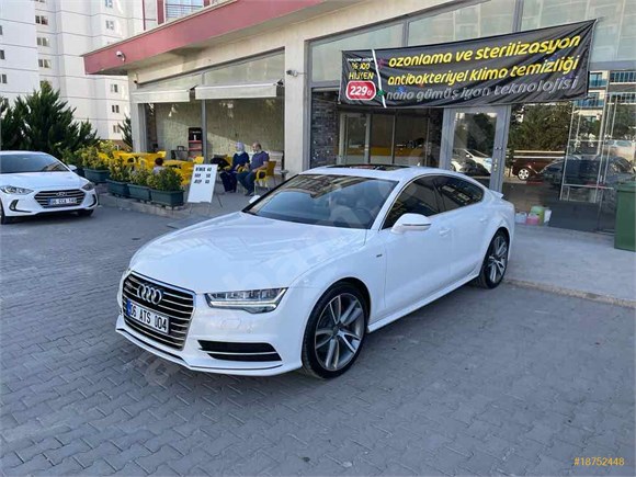 sahibinden audi a7 2 0 tfsi 2016 model ankara 99 000 km beyaz 18752448 arabam com