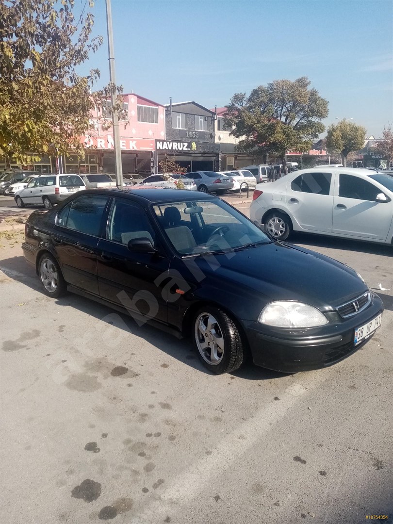 galeriden honda civic 1 6 i es 1998 model kayseri 264 000 km siyah 18754354 arabam com