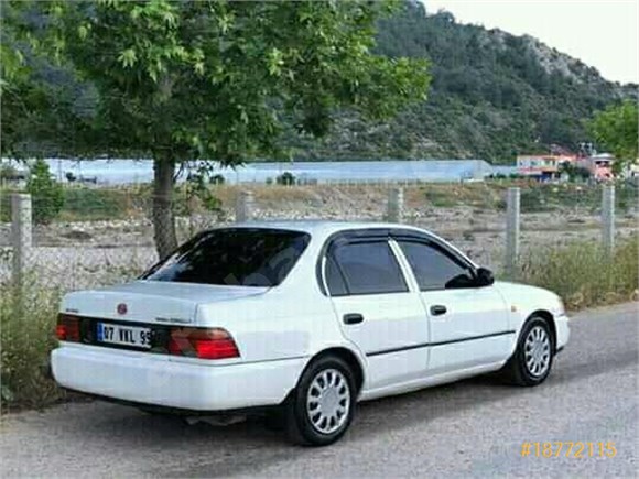 sahibinden toyota corolla 1 6 xei 1998 model antalya 198 000 km beyaz 18772115 arabam com