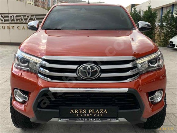 galeriden toyota hilux 2 4 d 4d 4x4 hi cruiser 2019 model antalya 60 000 km turuncu 18817715 arabam com