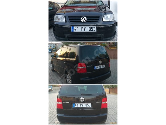 sahibinden volkswagen touran 1 6 fsi comfortline 2004 model kahramanmaras 218 000 km siyah 18831569 arabam com