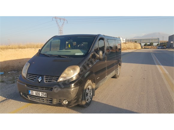 sahibinden renault trafic passenger 1 9 dci grand confort 2008 model denizli 410 000 km siyah 18832235 arabam com