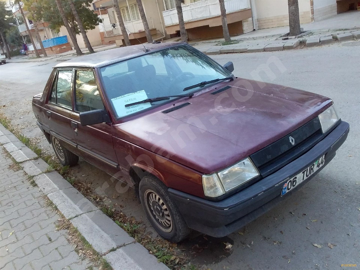 sahibinden renault r 9 1 4 broadway 1993 model ankara 180 000 km bordo 18838340 arabam com