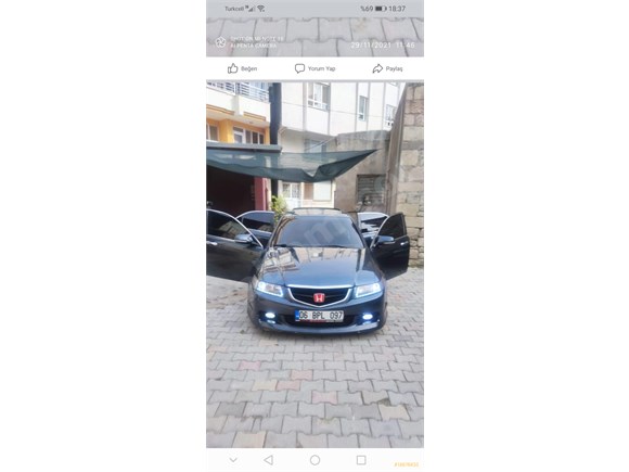 sahibinden honda accord 2 0 sport 2004 model hatay 412 000 km 18876433 arabam com