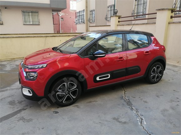 sahibinden citroen c3 1 2 puretech feel bold 2021 model istanbul 500 km kirmizi 18877609 arabam com