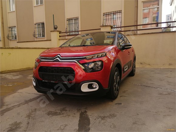 sahibinden citroen c3 1 2 puretech feel bold 2021 model istanbul 500 km kirmizi 18877609 arabam com