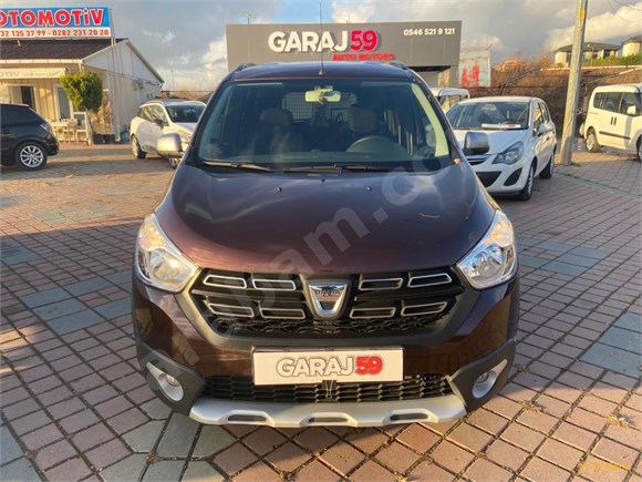 galeriden dacia lodgy 1 5 dci stepway 2017 model tekirdag 40 000 km kahverengi 18889608 arabam com