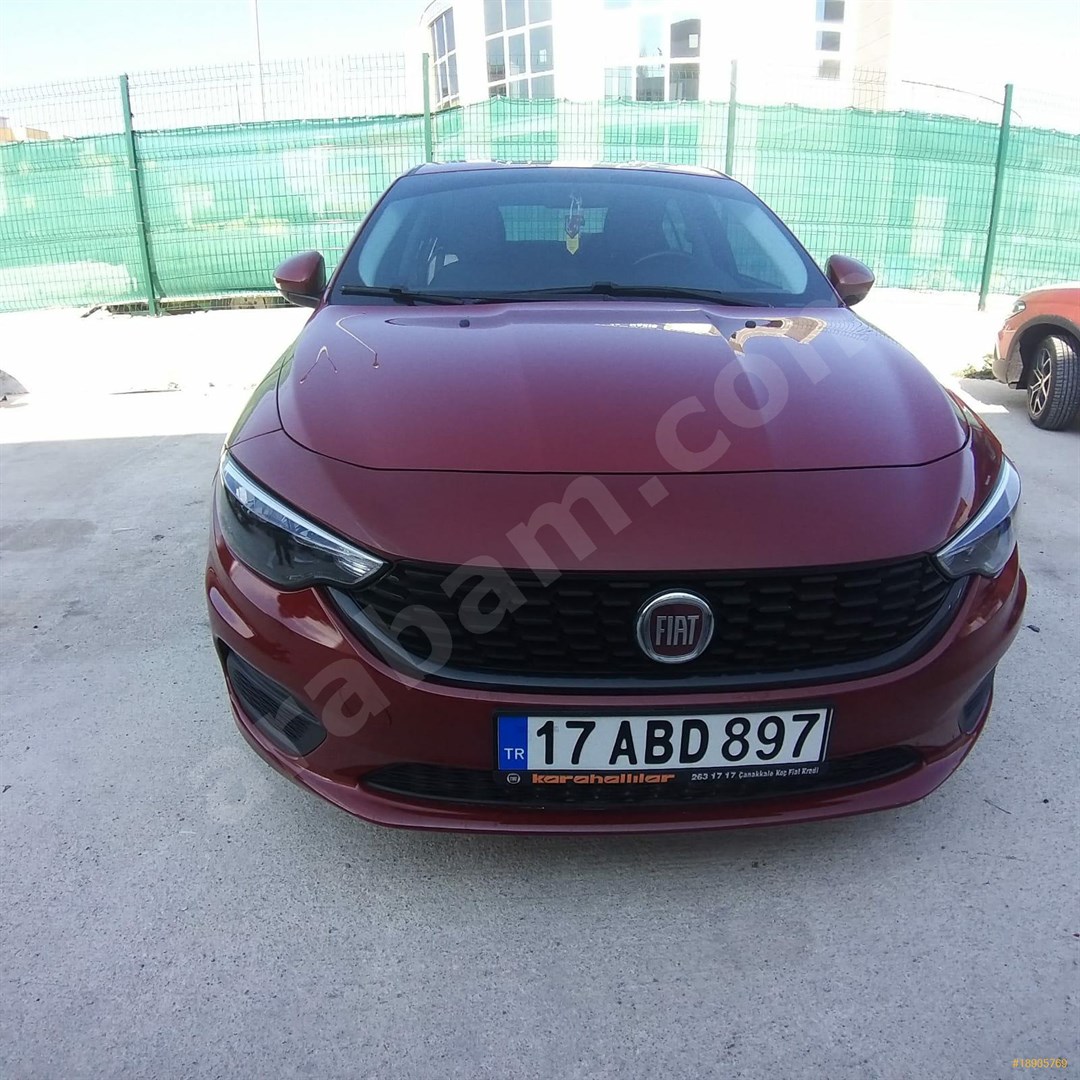 sahibinden fiat egea 1 4 fire easy 2019 model canakkale 30 400 km kirmizi 18905769 arabam com