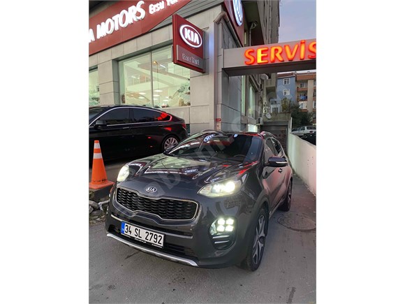 sahibinden kia sportage 1 6 t gdi gt line prestige 2016 model istanbul 65 000 km gri gumus 18909674 arabam com