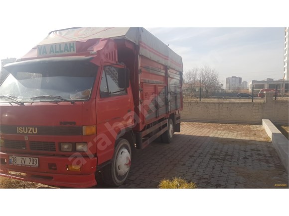 sahibinden isuzu npr 1995 model kayseri 624 000 km kirmizi 18912083 arabam com