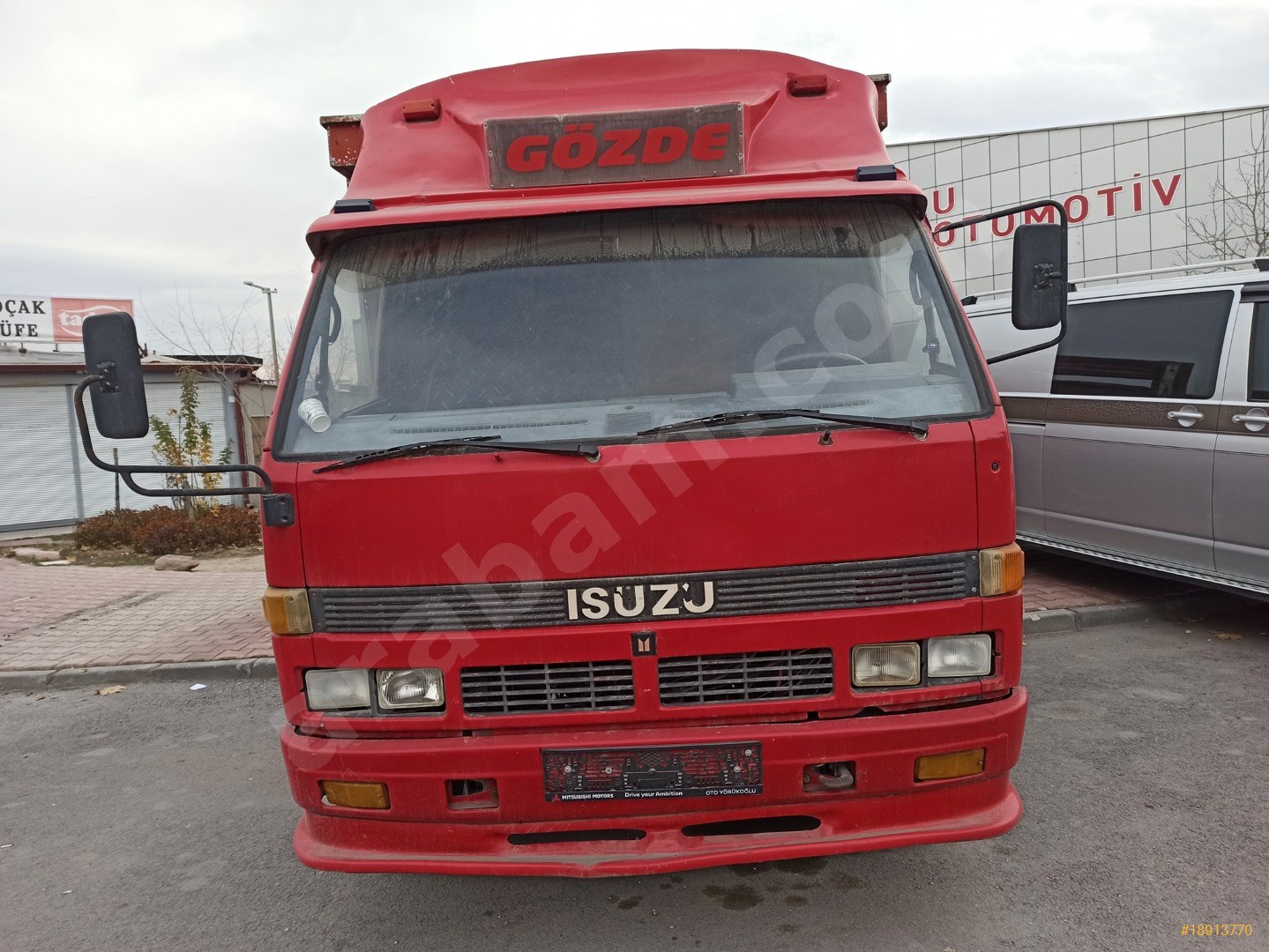 galeriden isuzu npr 1996 model konya 500 km kirmizi 18913770 arabam com