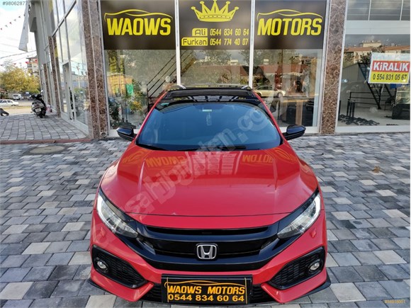 galeriden honda civic 1 5 i vtec sport 2018 model antalya 59 700 km kirmizi 18918001 arabam com