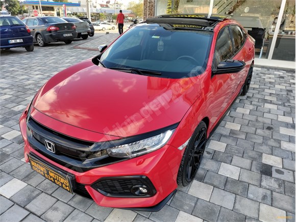 galeriden honda civic 1 5 i vtec sport 2018 model antalya 59 700 km kirmizi 18918001 arabam com