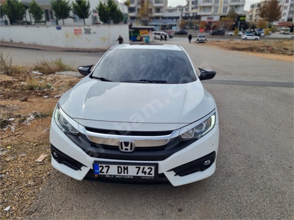 sahibinden honda civic 1 6 i vtec eco elegance 2017 model gaziantep 50 000 km beyaz 18920382 arabam com