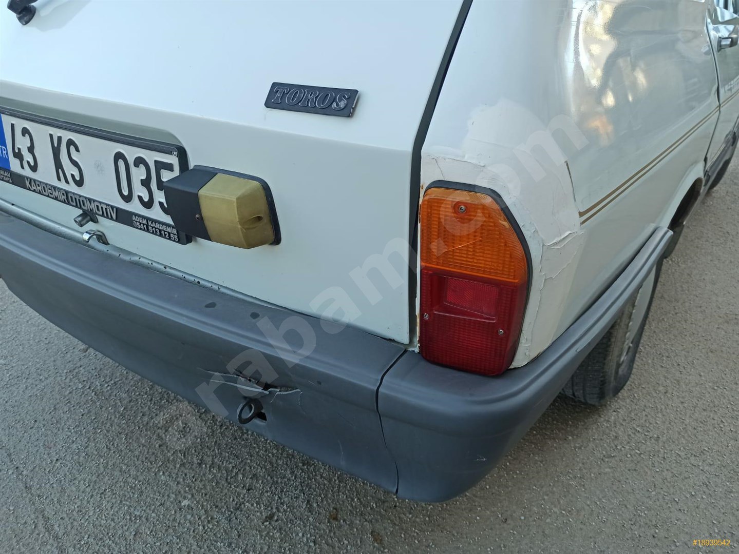 sahibinden renault r 12 toros 1990 model kutahya 180 000 km beyaz 18939542 arabam com