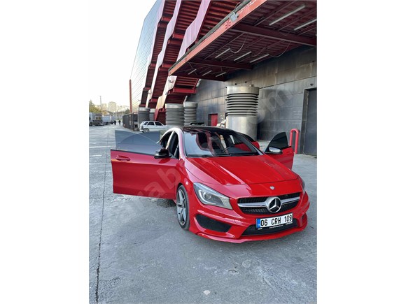 sahibinden mercedes benz cla 180 cdi amg 2014 model istanbul 116 000 km kirmizi 18946369 arabam com