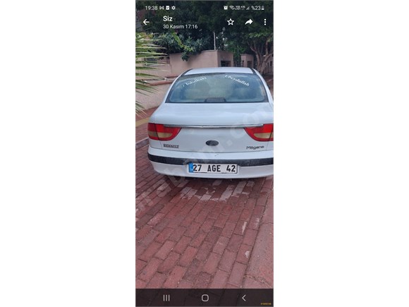 sahibinden renault megane 2 0 rxe 2000 model antalya 287 000 km 18950186 arabam com