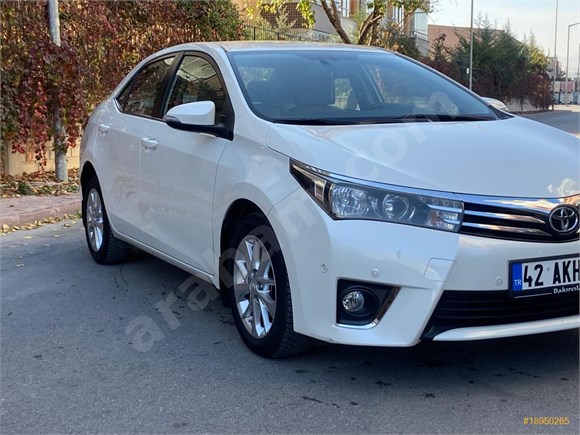 galeriden toyota corolla 1 6 premium 2015 model konya 63 000 km beyaz 18950265 arabam com