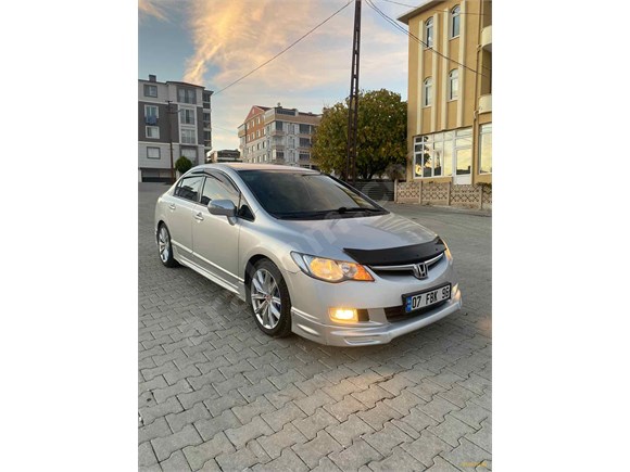 sahibinden honda civic 1 6 i vtec dream 2008 model sanliurfa 249 000 km gri gumus 18971099 arabam com