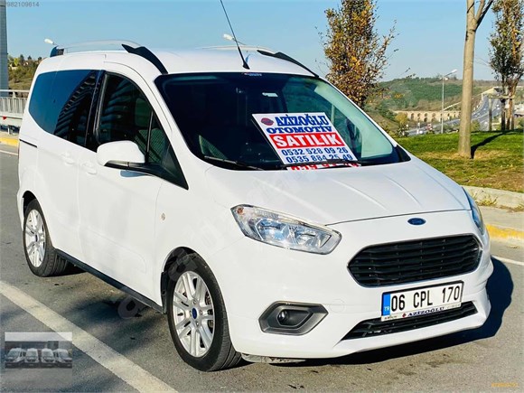 galeriden ford tourneo courier 1 5 tdci titanium 2020 model istanbul 40 000 km beyaz 18989752 arabam com