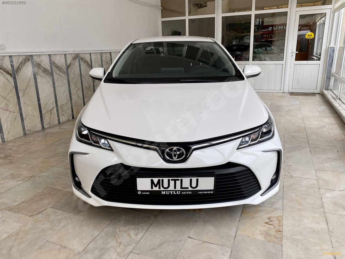 galeriden toyota corolla 1 6 dream 2020 model kayseri 28 500 km beyaz 18993225 arabam com