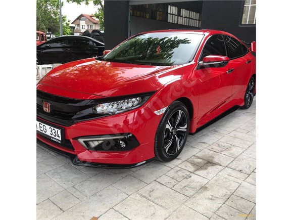 galeriden honda civic 1 5 i vtec rs 2019 model kocaeli 55 000 km kirmizi 18998173 arabam com