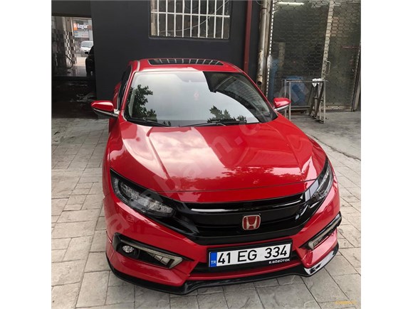 galeriden honda civic 1 5 i vtec rs 2019 model kocaeli 55 000 km kirmizi 18998173 arabam com