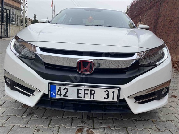 sahibinden honda civic 1 6 i vtec eco executive 2017 model malatya 61 900 km beyaz 19002299 arabam com