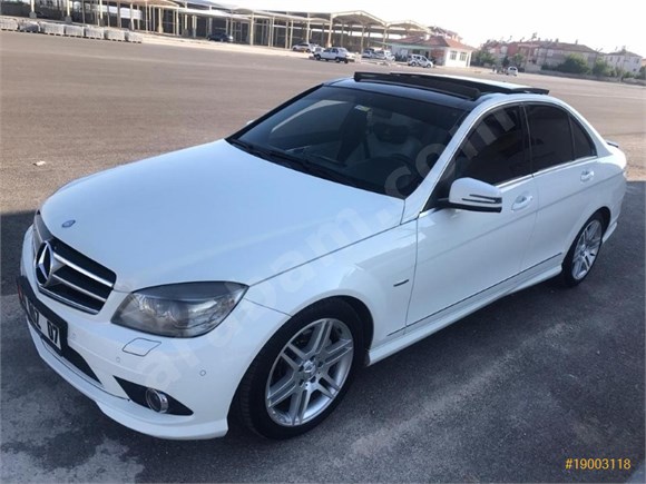sahibinden mercedes benz c 220 cdi avantgarde 2009 model karaman 230 000 km beyaz 19003118 arabam com