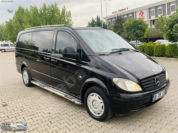 galeriden mercedes benz vito 111 cdi camlivan 2009 model ankara 326 000 km siyah 19005954 arabam com