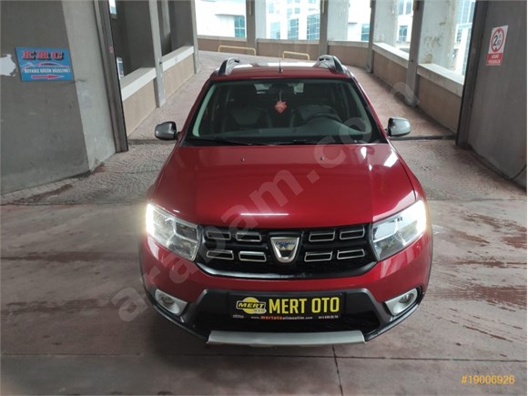 galeriden dacia sandero 1 0 stepway 2020 model istanbul 40 000 km kirmizi 19006926 arabam com