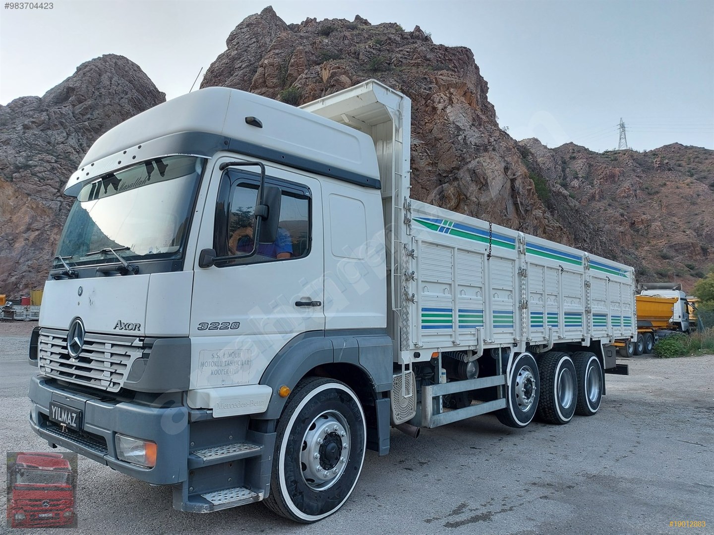 galeriden mercedes benz axor 3228 2005 model artvin 630 000 km beyaz 19012883 arabam com
