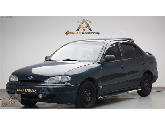 galeriden hyundai accent 1 3 ls 1997 model diyarbakir 245 000 km yesil 19013201 arabam com