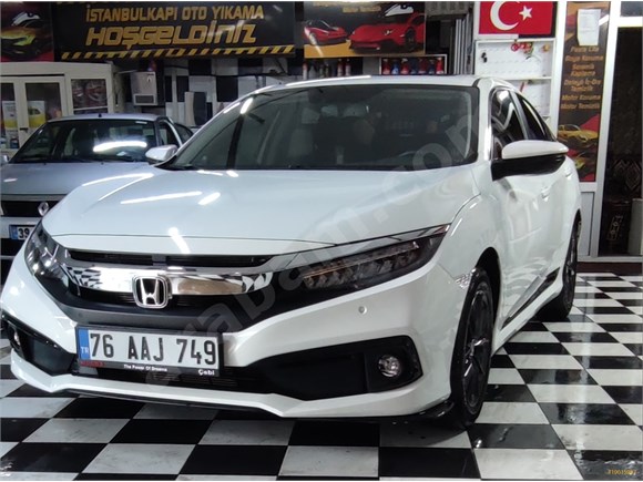 sahibinden honda civic 1 6 i vtec eco elegance 2021 model erzurum 9 800 km beyaz 19015987 arabam com