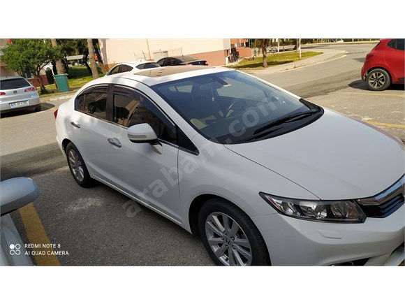 sahibinden honda civic 1 6 i vtec eco elegance 2013 model izmir 85 000 km beyaz 19018105 arabam com