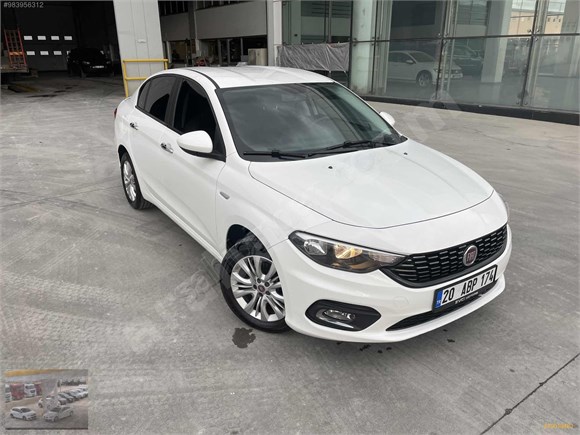 galeriden fiat egea 1 4 fire easy stil 2020 model denizli 27 300 km beyaz 19019483 arabam com