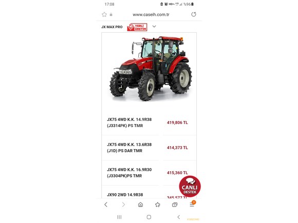 sahibinden case ih 2015 model kars 19027440 arabam com