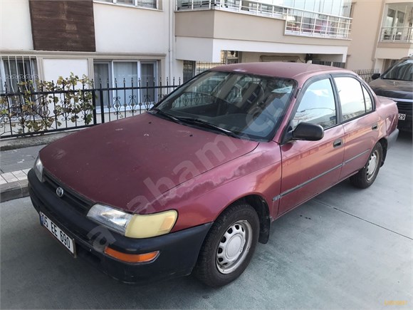 sahibinden toyota corolla 1 6 xl 1993 model amasya 133 000 km bordo 19036657 arabam com