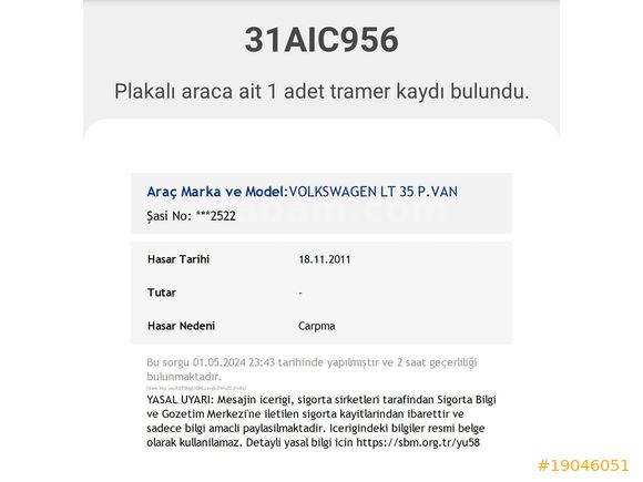 1999 Volkswagen Transporter 2.4 Sahibinden ACİL SATILIK