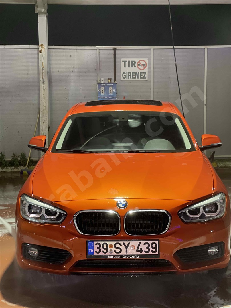 sahibinden bmw 1 serisi 116d joy plus 2016 model kirklareli 83 000 km turuncu 19052866 arabam com